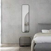 Cooper And Co. 120cm Elle Rectangle Leaning Wall Mirror Black - As Pic - View 4