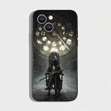 Funda de teléfono del juego Bloodborne compatible con iPhone 16, 15, 14, 13, 12, 11 Plus, Pro Max, XS, X, XR, SE, Mini, 8, 7, de silicona suave negra. Funda compatible con iPhone 17 Pro Max, 17 Pro, 17 - Z6 - Ver 9