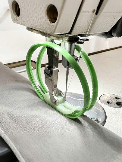 Pie prensatela para máquina de coser industrial, ideal para cuero sintético y telas delgadas, compatible con tejidos de punto, incluye barra de presión ajustable, accesorios para máquina de coser, herramientas de costura