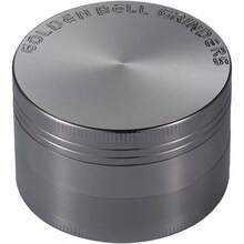 Moledor de Especias Molinillo de Especias Metlico 50mm 4 piso Duradero Aleacin de Zinc Nquel Negro - Níquel negro - Ver 2