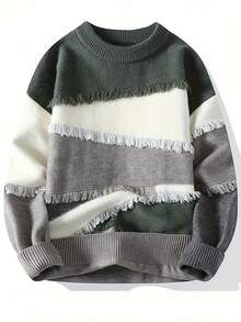 Men Sweaters - Dark Green - View 6