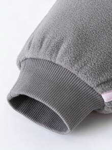 mini bala Baby Girl Anti-Static Fleece Two Pieces Set Soft Cozy Warm Long Sleeve Top And Pants