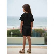 Young Girls T-Shirts - Black - View 2