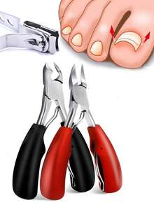 4/3/1 Set, Professional Toenail Trimming Nippers Set, Suitable For Ingrown Toenails And Thick Toenails, Stainless Steel Concave Blade/1 Piece, Modern Style, Family Essential, Suitable For Men And Women, Can Be Given As A Gift To Relatives And Friends