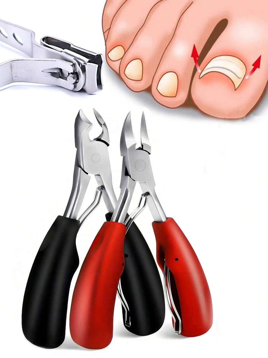 4/3/1 Set, Professional Toenail Trimming Nippers Set, Suitable For Ingrown Toenails And Thick Toenails, Stainless Steel Concave Blade/1 Piece, Modern Style, Family Essential, Suitable For Men And Women, Can Be Given As A Gift To Relatives And Friends