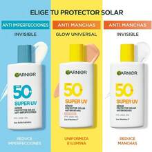 Fluido Protector Solar Facial Anti Oleosidad con Vitamina, Factor SPF 50, Textura Invisible y Ligera - 40ml - Fluido - Ver 6