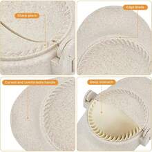 1/3件套饺子模具，3种尺寸饺子模具，可制作意大利饺子和馅饼，设计紧凑，多尺寸压模，结构坚固，高品质压模 - 多色 - 查看 6