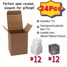 شمع عطري مصنوع يدويًا - مثالي لقطع الوسط على الطاولة ، والدعائم الفوتوغرافية ، وهدايا عيد الميلاد ، وخلق جو مريح أثناء التأمل ، والتخفيف من التوتر ، وتحسين المزاج ، والاستحمام ، أو اليوغا. مناسب لديكور الغرفة وهدايا التخرج ، هذه الشموع المتعددة الاستخدامات مثالية للأعراس ، وموسم الزفاف ، وهدايا للنساء ، والهدايا ، والشموع العطرية المفضلة ، والشموع ، والجملة الفاخرة 1/2/12 قطعة ، وشموع معطرة