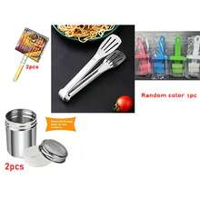 1 pieza Rejilla de acero inoxidable antiadherente multiusos, estilo de camping al aire libre con forma de rejilla desmontable y portátil para parrilla de barbacoa con mango de madera para asar alitas de pollo, berenjena, pescado, perfecta para fiestas de barbacoa de verano, picnics y eventos de parrilla en el patio trasero