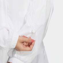 Adidas Women's Neo Long Lightweight Jacket Sports Outerwear - White - View 5