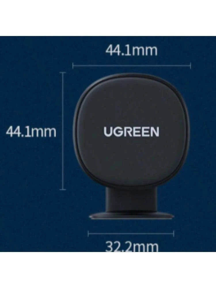 UGREEN車用磁気式スマホホルダー ダッシュボード用 強力磁石 3Mテープ付 4.7-7.2インチスマホ対応 360度回転スタンド ミニサイズ
