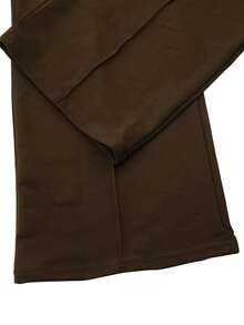 Bộ đồ ngoài trời 2 mảnh, màu trơn, có mũ trùm đầu, thanh lịch, gợi cảm, thoáng khí, thoải mái, thích hợp cho dạ hội, tiệc tùng, du lịch, tụ họp mùa xuân. - màu nâu - Xem 8