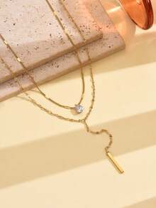 Collar con decoración de estrella - Plateado - Ver 9