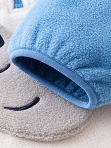 mini bala Kids Anti-Static Fleece Two Pieces Set Soft Cozy Warm Long Sleeve Top And Pants