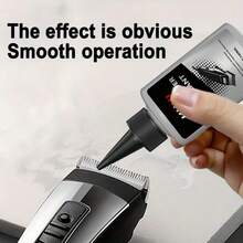 Professional Hair Clipper Blade Lubricant, Razor Blade Lubricating Oil, Suitable For Scissors, Trimmers And Electric Clippers, Prevents Aging And Oxidation, Hairdressing Tool Kit - 100ml+Towel - View 2