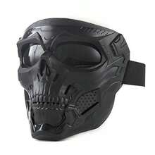Máscara facial completa para motocicleta, gafas de motocross para bicicleta de tierra, ATV, todoterreno, gafas de carreras para hombres y mujeres - A - Ver 25
