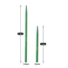 彩色可拆卸圓形編織針，袖口針，迷你針，手工毛衣針繩配件，3.0mm-6.0mm長短針，17cm-100cm旋轉繩，適用於手工縫紉編織DIY項目 - 彩色 - 查看 13