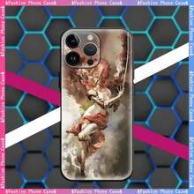 Étui de téléphone Terre Arbre Ombre E-Elden Ringe en acrylique doux compatible avec iPhone 17 Air, 16 E, 15, 14, 13, 12, 11 Plus, Mini, Pro, Max. Étui compatible avec iPhone 17 Pro Max, 17 Pro, 17, 16 Pro Max - Noir3 - Voir 7