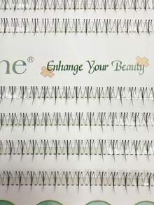 192pcs Segmented Single Cluster Soft Natural Cartoon Style Lower Lashes For Subtle Makeup - B - View 2