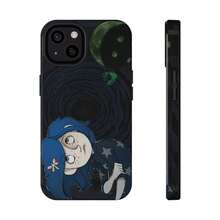 Couple Matching Phone Case – Whimsical Cartoon Boy & Blue-Haired Girl Design, Dark Tunnel Aesthetic |     Fits  7–16 Series - Màu hỗn hợp 1 - Xem 5