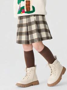 Balabala 女童秋冬半身裙，百褶迷你裙，百搭时尚的青春期女孩服装