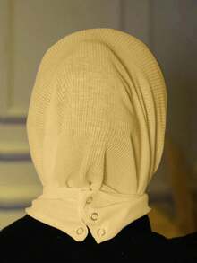 1PCS Thin Inner Hijab Women Plain Instant Turban,Threaded Texture Fabric - H78I - View 5