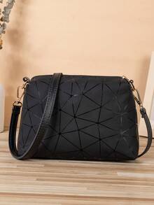 2025 New Arrival Fashion Versatile Geometric Niche Design Shoulder Crossbody Bag - Black - View 1