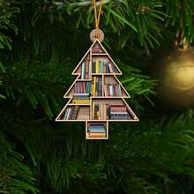1pc 2D Acrylic Christmas Tree Bookends For Hanging Decorations, Holiday Home Decor, Christmas Decor, No Electricity Required, Featherless, Car And Keychain Accessories, Party Favors Christmas Decorations(Please Remove The Film And Use It,Rope Color Random.) Christmas Decorations Home Christmas Gifts Christmas Decor - Multicolor - View 18