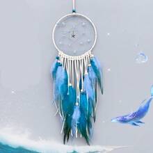 1pc Dream Catcher Hanging Decor, Wind Chime Home Decoration Craft, Ocean Star Pendant Creative Birthday Gift, Suitable For Home Wall Hanging - Multicolor - View 8