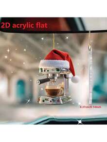 1pc 2D Acrylic Christmas Tree Bookends For Hanging Decorations, Holiday Home Decor, Christmas Decor, No Electricity Required, Featherless, Car And Keychain Accessories, Party Favors Christmas Decorations(Please Remove The Film And Use It,Rope Color Random.) Christmas Decorations Home Christmas Gifts Christmas Decor - Multicolor - View 17