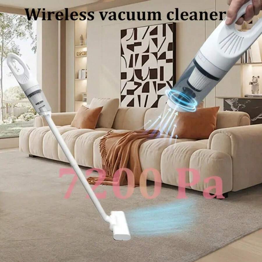 Odkurzacz pionowy 2600 mAh 7,4 V, ręczny odkurzacz wielofunkcyjny, ładowany przez USB, super moc ssania, odpowiedni do różnych zastosowań, odkurzacz samochodowy, odkurzacz domowy