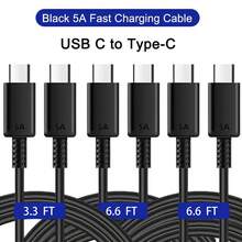 USB C To C Charging Cable,3A 45W 1-3 Packs 3.3FT/6.6FT Type C Fast Charger Data Cord For Galaxy S25 S24 Ultra FE S23 S22 A16 A17 Note 20 Z Fold 7 6 Tab S9 S10/Apple 17 16 Phone Charger Cord
