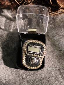 1个/5个/10个迷你可爱指环计数器，便携式手压式电子显示计数器，静音手动多通道计数器，经久耐用 - 多色 - 查看 4