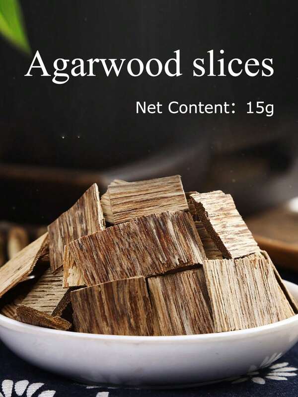 15g Agarholz Tabletten, Agarholz, Aromatherapie Tabletten, frischer Duft, natürliches duftendes Holz, ohne Zusätze, hoher Ölgehalt, hohe Qualität, kann mit Aromatherapie-Ofen verwendet werden, für den Innenbereich, Schlaf, Tee, Arbeit, Yoga, Meditation, beruhigt den Geist und hilft beim Schlafen, beruhigt Körper und Geist