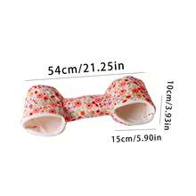 1pc Hamster Tunnel House Guinea Pig Bed Tunnel Cave House Gerbil Bed Hideouts Hideaway Toy For Dwarf Rabbit Bunny Ferret Hamster Chinchilla Hedgehog Ferrets Washable Cage Nest Winter Sleeping Bed Cage