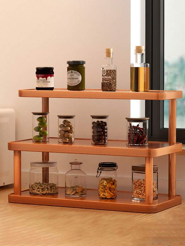 1 pièce Étagère de rangement de bureau, support à tasse organisateur pour dessus de table, poste de travail, convient pour le maquillage, la cuisine, la chambre, la salle de bain, le rangement du salon