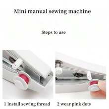 14pc Portable Handheld Sewing Machine Set - Compact Manual Sewing Tool, Adjustable Tension Knob, Quick Repair Without Power/Battery, Essential For Outdoor Exploration And Travel - Multicolor - View 6