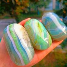 Green Agate To Play With, Special Green Agate, Creative Holiday Gifts, Home Decoration Stone