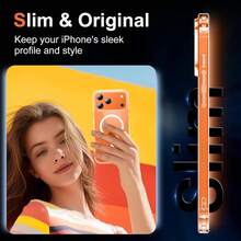 Hadaasi 1个官方正品透明磁吸亚克力硬质水晶透明保护壳，带MagSafe磁吸功能，防黄变，防震，兼容Apple 17 Pro/17 Pro Max、Apple Air、17/16 Pro/16 Pro Max/16 Plus/16/16E/SE4/15 Pro/15 Pro Max/15 Plus/15/14 Pro/14 Pro Max/14 Plus/14/13 Pro/13 Pro Max/13/12 Pro/12 Pro Max/12/11 Pro Max/11/11 Pro - 無色 - 查看 8