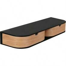 Desktop Storage Racks - Black/Oak - View 9