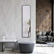 Cooper And Co. 120cm Elle Rectangle Leaning Wall Mirror Black - As Pic - View 2