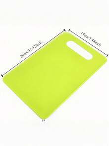 3/1 Pc Plastic Cutting Board - Flexible Non-Slip Kitchen Mat, Suitable For Meat And Vegetables, Dishwasher , Bright Green/Yellow/Pink, Plastic, Food Preparation - Multicolor - View 7