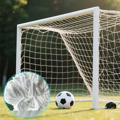 1pc 6*4ft/8*6ft/12*7ft Football Goal Net, Adult Sports Training Soccer Net, Outdoor Sports Training Football Net, Christmas