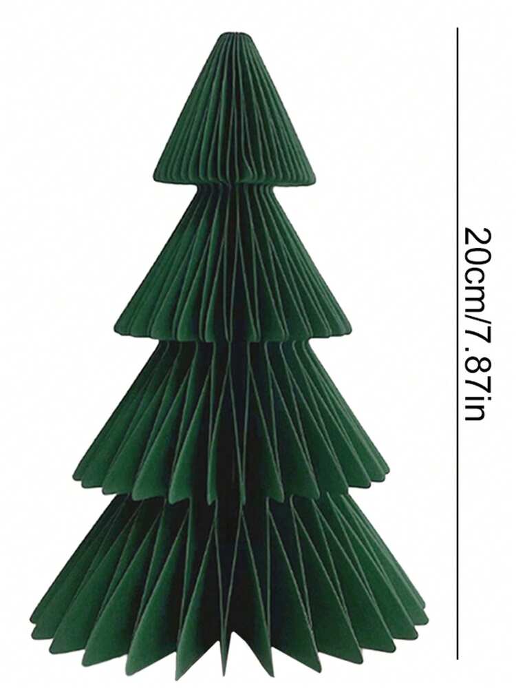 1 件，蜂窝纸圣诞树挂饰，桌面、壁炉圣诞装饰，家居圣诞氛围装饰，圣诞装饰，纸艺圣诞树，圣诞派对装饰，新年派对，圣诞节假期氛围装饰，圣诞礼物，生日礼物，家居圣诞氛围装饰 - 彩色 - 查看 11