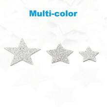 Foam Stickers, EVA Self Adhesive Glitters Foam Shape Sticker Craft Supplies For Scrapbook Card DIY Making Home Decor - 星星60顆 - 查看 3