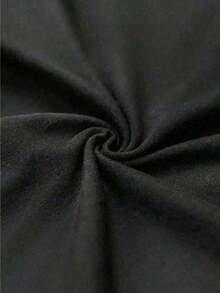 Una camiseta con estampado navideño, estampado divertido, ajuste cómodo, tela de algodón puro suave, lavable a máquina, disponible en múltiples tallas (S-XXXXL). - Negro - Ver 3