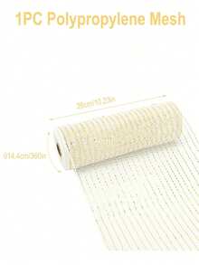 1/2Pcs Christmas Decorations 13 Types Of Net Ribbon 10 Yards Gold Polypropylene Mesh, DIY Wreath Bow Ribbon, Merry Christmas 2025 New Year Gift Wrapping Supplies Ribbon, Birthday Wedding Holiday Party Background Decorative Gauze, Christmas Tree Decoration, Wreaths, Stair Decoration Net Ribbon, Xmas Party Decor, Xmas Decor