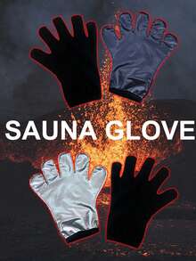 BABONA 1 Pair Of Sports Sauna Sweat-Inducing Gloves, Running Yoga Palm Training Type Body Shaping And Sweat-Inducing Protective Gloves