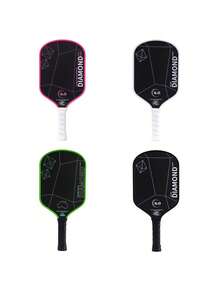 6.0 Double DIAMOND T700 16MM PRO Carbon Fiber Textured Matte Spin Pickleball Paddle, Multiple Colors, Adult Professional Competition Paddle - Multicolor - View 4