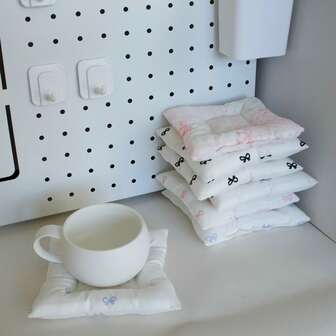 1 st kreativ rosettunderlägg, exklusiv, lyxig fotorekvisita, dekorativ matta, värmeisoleringsmatta, kaffekoppunderlägg, juldekorationsunderlägg